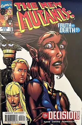 Buy Marvel Comics New Mutants Truth Or Death #3 Jan 1998 • 4.99£