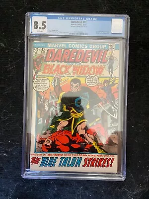 Buy Daredevil #92, CGC VF+ 8.5, National Diamond Insert; First Black Widow In Title • 116.49£