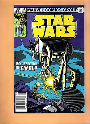 Buy STAR WARS #51 Marvel Comic Book 1981 VERY FINE/NEAR MINT • 9.31£