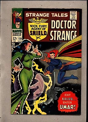 Buy Strange Tales #150_nov 1966_very Good_dr. Strange_nick Fury, Agent Of Shield! • 0.99£