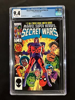 Buy Marvel Super Heroes Secret Wars #2 CGC 9.4 (1984) - Part 2 Of 12 Limited Series • 46.59£