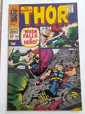 Buy Thor #149 Feb 1968 VGC/FINE 5.0 Origin Of Black Bolt And The Inhumans • 19.99£