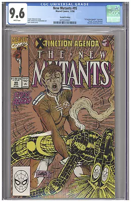 Buy New Mutants #95 CGC 9.6 2nd Second Printing Edition Death Of Warlock 1990 • 73.77£