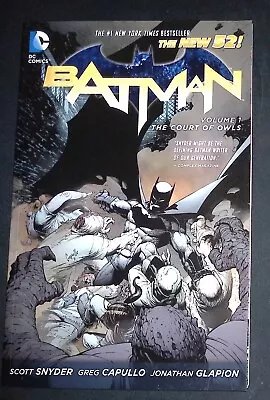 Buy Batman Vol.1 Court Of The Owls DC Comics Graphic Novel Scott Snyder • 6.99£