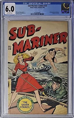 Buy Sub-Mariner Comics #23 CGC 6.0 Timely 1947 2nd Appearance Of Namora • 1,863.86£