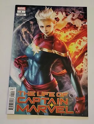 Buy THE LIFE OF CAPTAIN MARVEL #1 ARTGERM VARIANT  2018 High Grade New Bag And Board • 7.77£