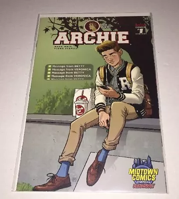 Buy Archie Comics- ARCHIE #1  Midtown Comics VARIANT COVER NM/Unread • 77.66£