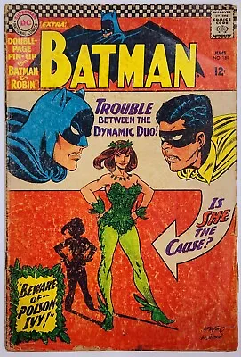 Buy BATMAN 181 First Appearance POISON IVY Pinup 1966 DC Silver Age Key Free Ship • 402.52£