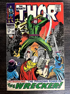 Buy THOR #148 1st WRECKER, Origin Of BLACK BOLT FN • 38.82£