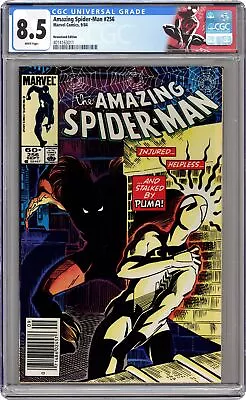 Buy Amazing Spider-Man #256N CGC 8.5 Newsstand 1984 4014163011 • 81.54£