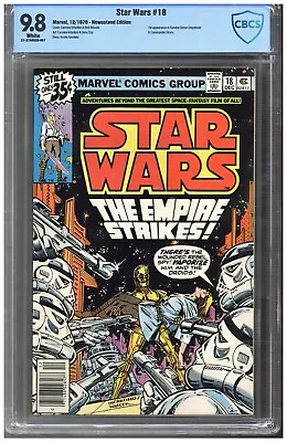 Buy Star Wars  # 18  CBCS   9.8   NMMT  White Pgs  12/78  Newsstand Edition  1st App • 225.22£