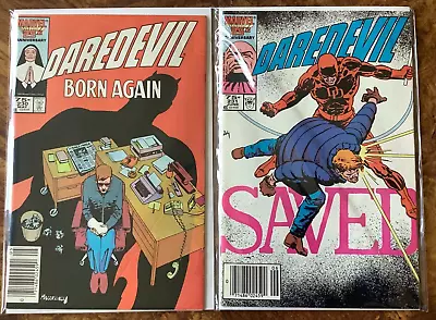 Buy Daredevil 231 232 Newsstand Born Again Frank Miller Upcoming Disney+ Marvel • 11.67£
