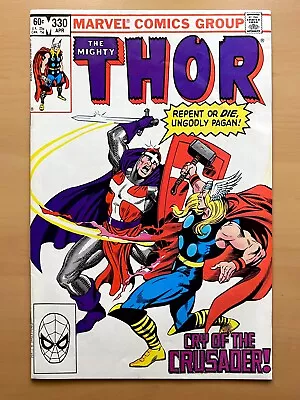 Buy Thor #330 (VF+). 1st App Crusader.  Marvel Comics 1983. • 3.88£