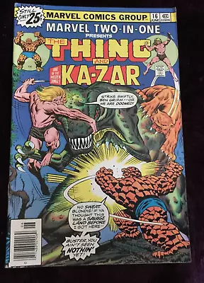 Buy Free P & P; Marvel Two-In-One #16 (Jun 1976): The Thing & Ka-Zar! • 4.99£