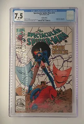 Buy Marvel Spectacular Spider-Man #213 (1994) CGC 7.5, Rare Gamepro Edition Variant • 23.29£
