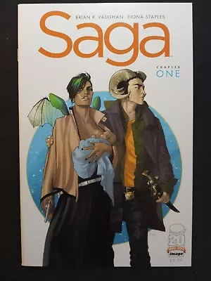 Buy Saga #1 Image 2012 1st Printing Brian Vaughan & Fiona Staples Near Mint- (9.2) • 275£