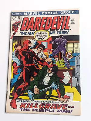 Buy DAREDEVIL #88  1st App. Mr. Fear And Black Widow Origin 1972 VF+ Or Better !! • 34.91£