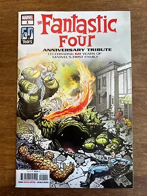 Buy Fantastic Four Anniversary Tribute 1 Marvel Comic Recreation Of FF Annual 3 2022 • 3.11£