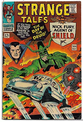 Buy Strange Tales #144 (Marvel) 5/66, Nick Fury, Doctor Strange, Kirby, Ditko  (VG+) • 14.76£