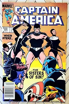 Buy Captain America #295 - VF/NM - 1984 - Marvel Comics - 1st Sisters Of Sin  • 27.18£