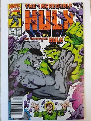 Buy Incredible Hulk, The #376 Marvel Comics 1st Agamemnon Son Of Loki • 7£