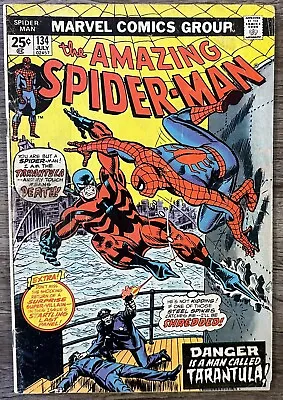 Buy The Amazing Spider-man Comic #134 (marvel,1974) 1st Tarantula Bronze Age ~ • 38.83£