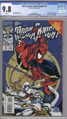 Buy Marc Spector Moon Knight #57 Cgc 9.8 (1993) Stephen Platt Spider-man Homage • 132.26£