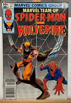 Buy Marvel Team-Up #117 Spider-Man & Wolverine Newsstand 1st Professor Power 1982 • 6.21£