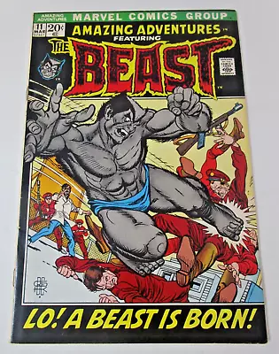 Buy Amazing Adventure #11 1972 [FN] 1st App Beast W/ Fur & Carl Maddicks Silver Age • 232.97£