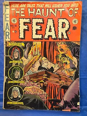 Buy 1952 Haunt Of Fear #15 Horror / Thriller Comic Book • 193.76£