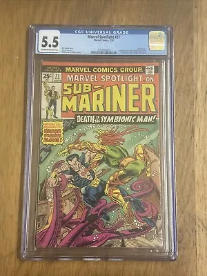 Buy Marvel Spotlight Sub Mariner #27 APR 1976 - CGC Graded ￼ 5.5 In VGC • 550£