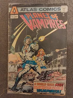 Buy Planet Of The Vampires. #1. Atlas Comics 1975 Bronze Age. • 4.50£