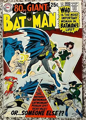 Buy Batman #208 FN- 5.5 The Women In Batmans Life (Catwoman, Lois, Poison Ivy)! • 34.95£