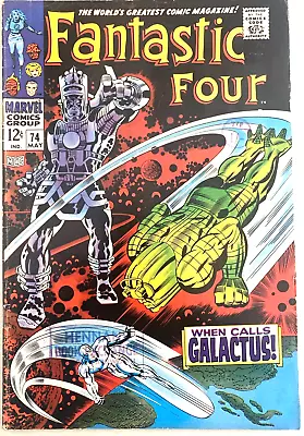Buy Fantastic Four # 74. 1st Series. May.-1968. Jack Kirby Cvr. Galactus. Fn- 5.5 • 58.49£