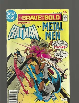 Buy Brave & The Bold #135 (DC,1977)  FN 6.0, Batman & Metal Men, 35 Cent Cover • 17.86£