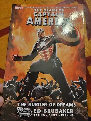 Buy DEATH OF CAPTAIN AMERICA Vol 2 The Burden Of Dreams TP TPB $14.99srp 2016 NEW NM • 7.38£