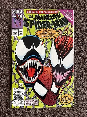 Buy Amazing SPIDER-MAN #363 (Marvel, 1992) Carnage Part 3: Savage Grace! • 10.06£