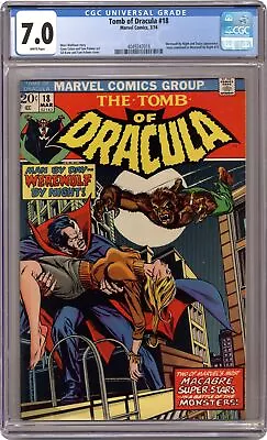 Buy Tomb Of Dracula #18 CGC 7.0 1974 4049347016 • 89.31£