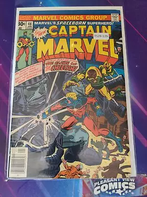 Buy Captain Marvel #48 Vol. 1 7.5 1st App Newsstand Marvel Comic Book Ts29-129 • 7.77£