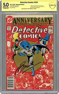 Buy Detective Comics #526 CBCS 5.0 Newsstand SS Gerry Conway 1983 23-0B02941-023 • 85.43£