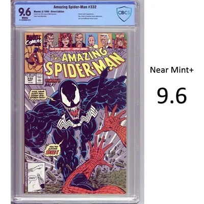 Buy Amazing Spider-Man 332 - Key Comic & Venom Cover! - CBCS 9.6 - Brand New Slab! • 81.54£