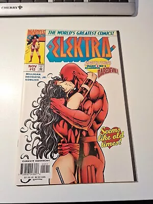Buy US MARVEL Elektra (1996 1st Series) #12 COVER & ART MIKE DEODATO • 5.07£