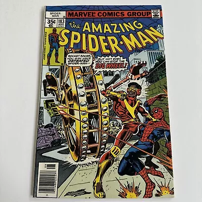 Buy Amazing Spider-Man # 183 | KEY ! MJ Declines Proposal ! 1st BIG WHEEL ! 1978 VF- • 6.98£