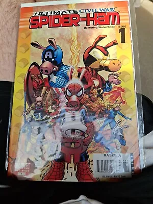 Buy Spider-Ham #1 Ultimate Civil War: (2007 Marvel) Spider-Man • 2.99£