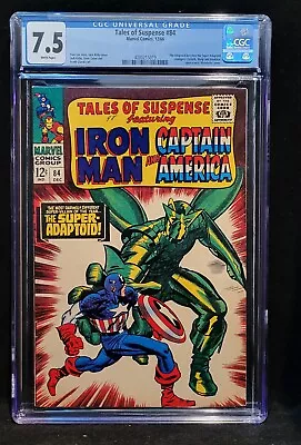 Buy TALES OF SUSPENSE #84 (1966) CGC 7.5 Super Adaptoid White Pages • 77.66£