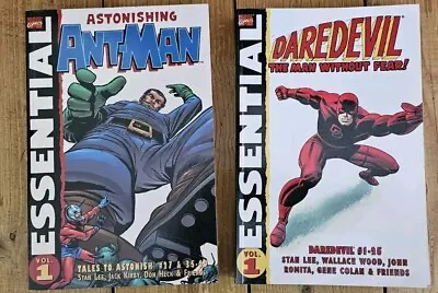 Buy Marvel Essential X 2 Ant-Man Daredevil Volumes 1 Marvel Superheroes  • 17£