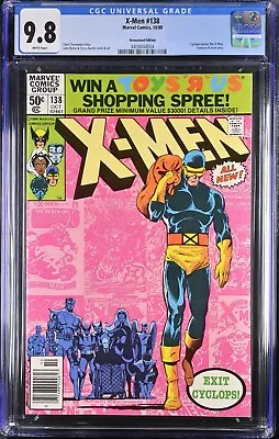 Buy Uncanny X-Men #138 Marvel 1980 CGC 9.8 White Pages John Byrne NEWSSTAND! • 256.27£