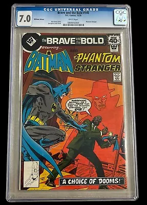 Buy The Brave And The Bold #145 CGC 7.0 1978 W/PGS DC Comic Whitman Variant Phantom • 120.37£