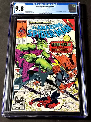 Buy The Amazing Spider-Man #312 1989 CGC 9.8 4421542013 Todd McFarlane Green Goblin • 108.73£