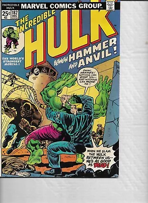 Buy Incredible Hulk #182 (Marvel 1974) Wolverine App • 139.79£
